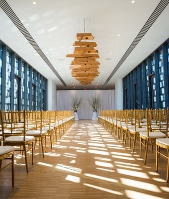Plated salad on a wedding catering menu
